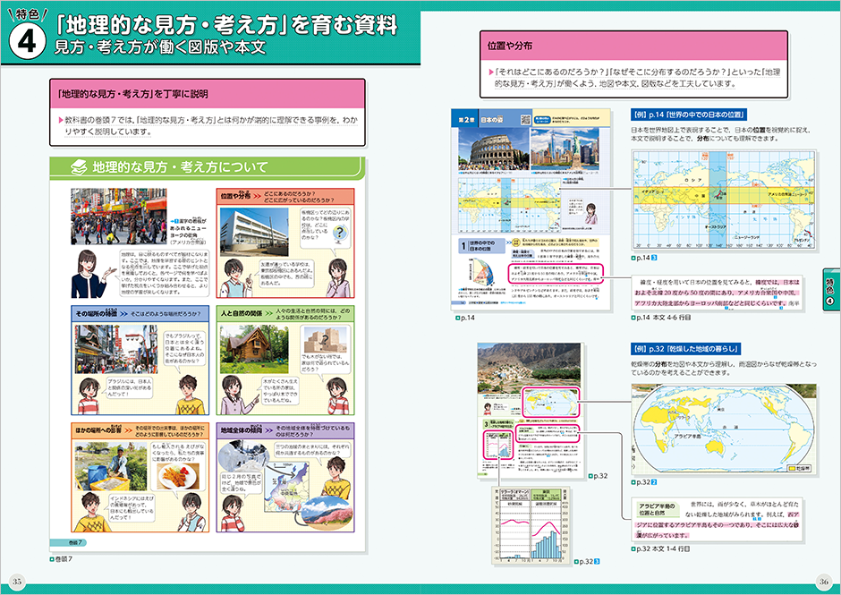 「地理的な見方・考え方」を育む資料